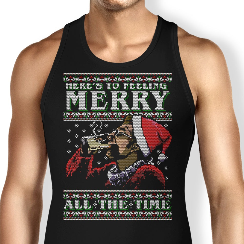 All - the - Time Merry Sweater Style Tank Tops for Men and Women