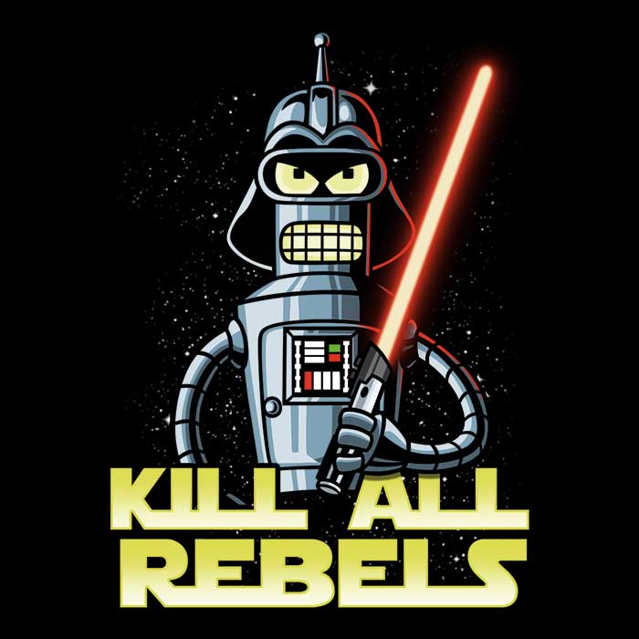 Firebeard's Kill All Rebels Stylish Men's and Women's Tank Tops