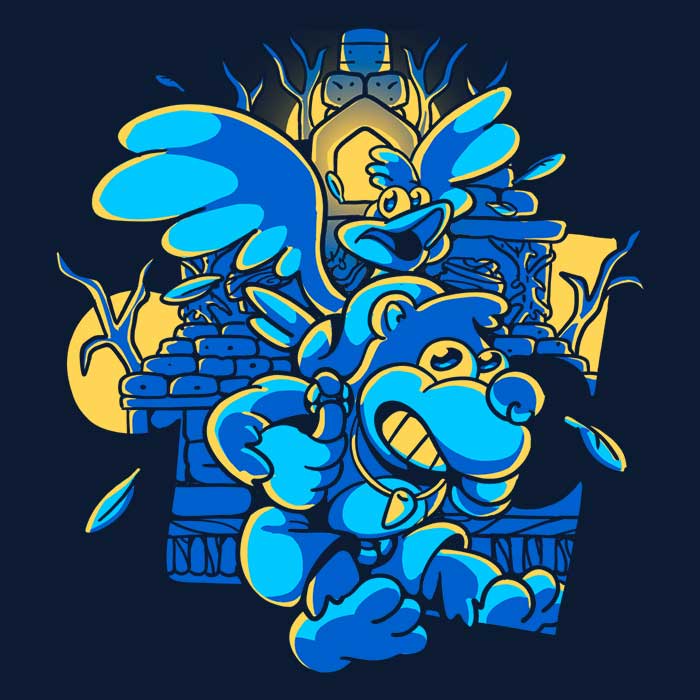 Sketchdemao's Mad Monster Mansion Long Sleeve Crewneck T - Shirt in S to 4XL Sizes