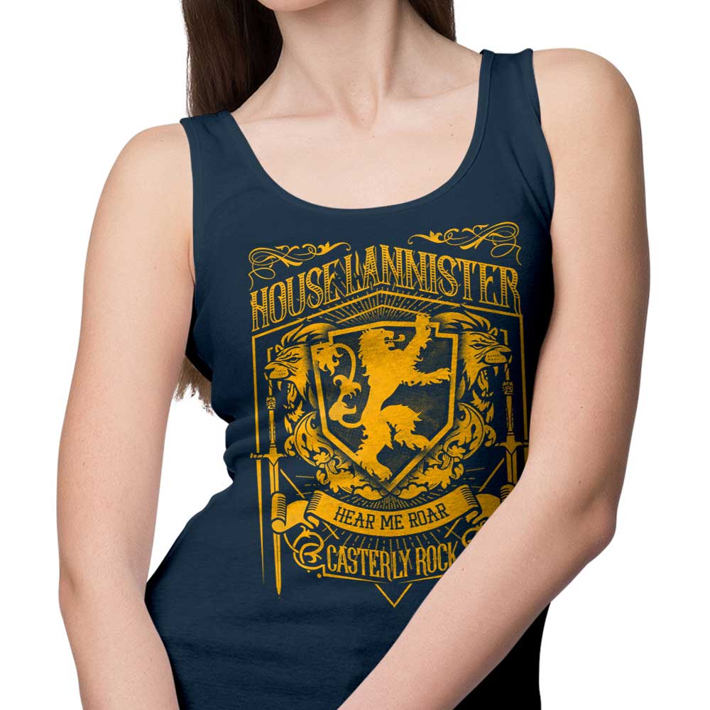 Classic Vintage Lion Design Men's and Women's Unisex Tank Top