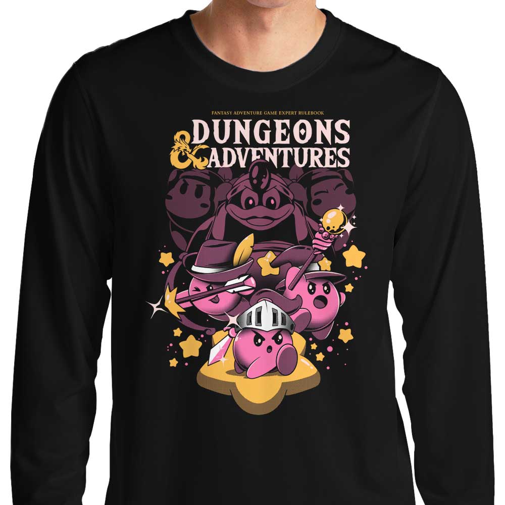 Ilustrata's Dungeons and Adventures Long Sleeve Crewneck T - Shirt in S - 4XL