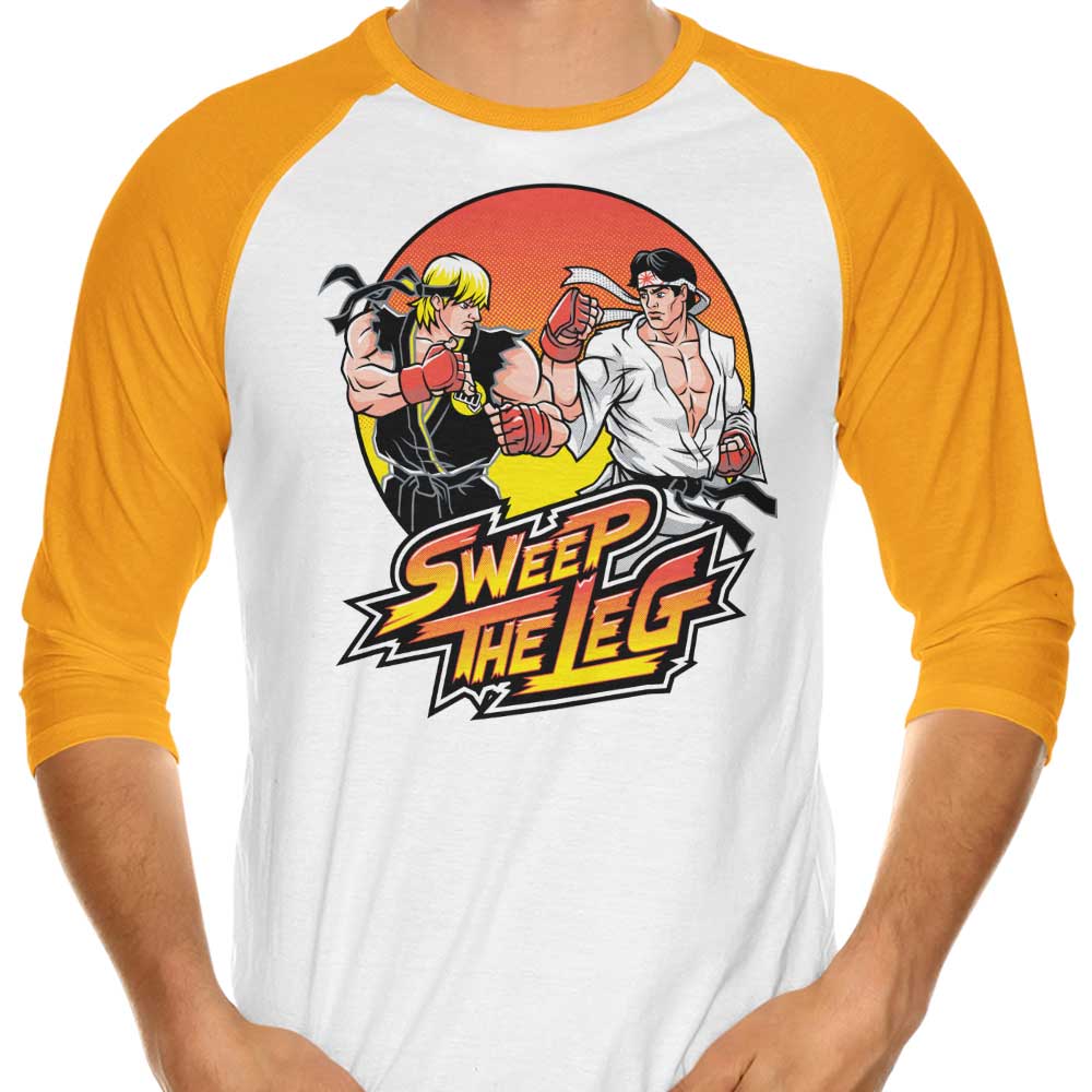 3/4 Sleeve Raglan 'Sweep the Leg' T-Shirt from Nemons