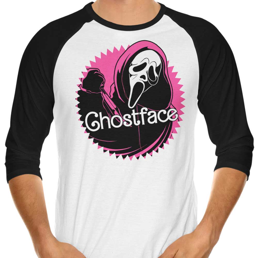 Malibu Ghost Three - Quarter Sleeve Raglan Style T - Shirt for Casual Wear