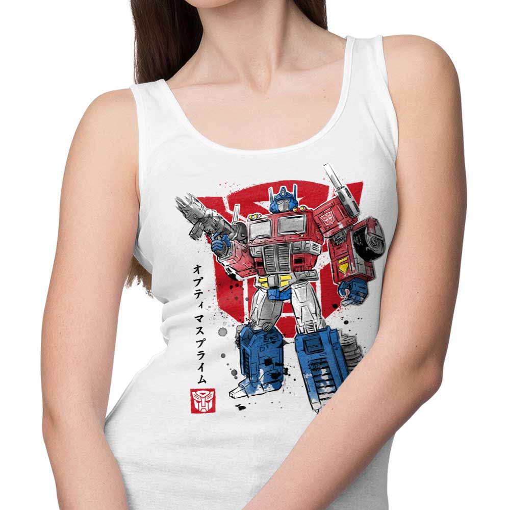 Dr. Monekers' High - Quality Prime Sumi - e Style Tank Top for Fashion Lovers