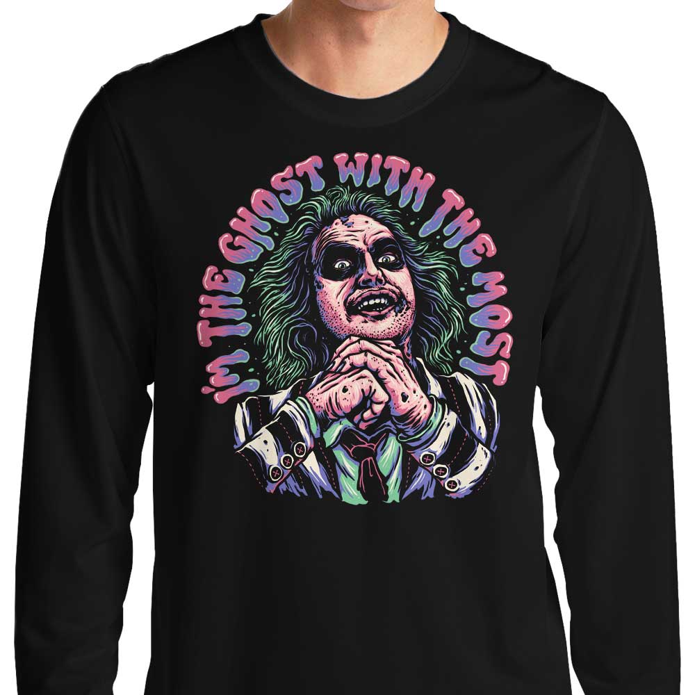 Momma Gorilla's 'Ghost with the Most' Long Sleeve Crewneck T - Shirt