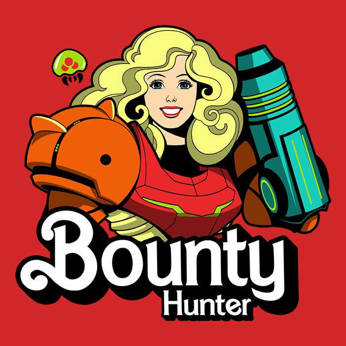 Toy Space Hunter - Three - Quarter Sleeve Raglan Style T - Shirt for Casual Wear