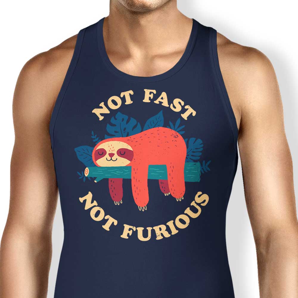 Comfortable 'Not Fast, Not Furious' Men's/Unisex & Women's Tank Tops