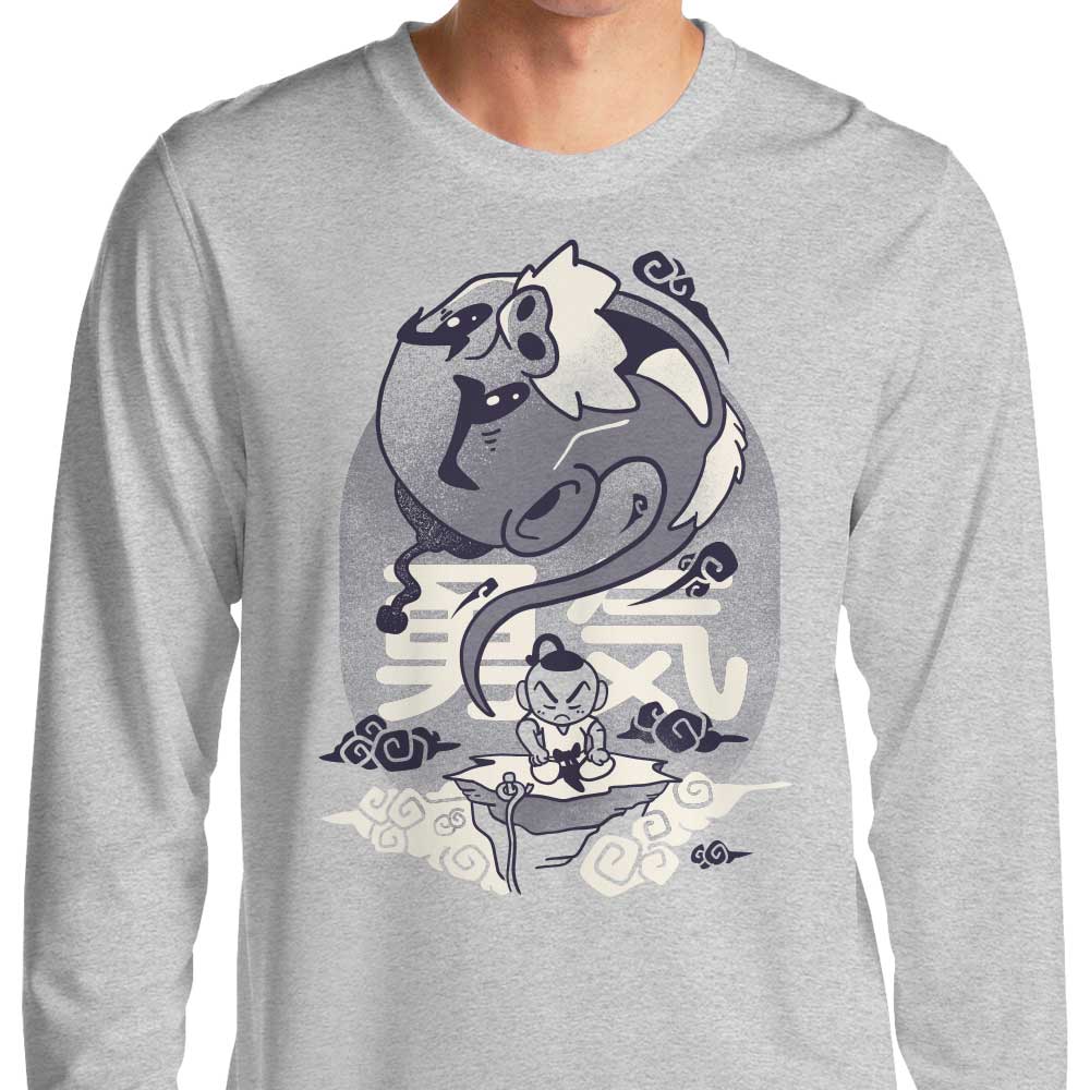 Sketchdemao's Facing the Challenge Long Sleeve Crewneck T - Shirt for All Sizes