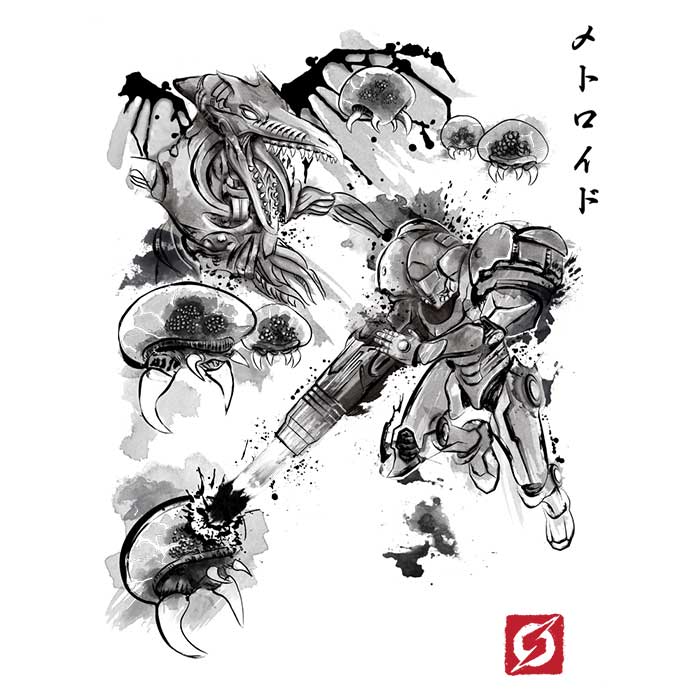 3/4 Sleeve Raglan T-Shirt Inspired by the Attack of the Space Pirates