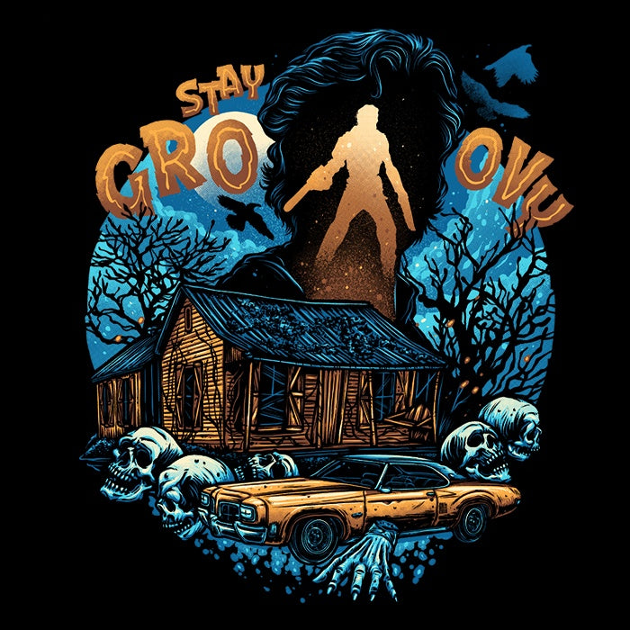 Cool Groovy Cabin 3/4 Sleeve Raglan Style T-Shirt for Casual Wear