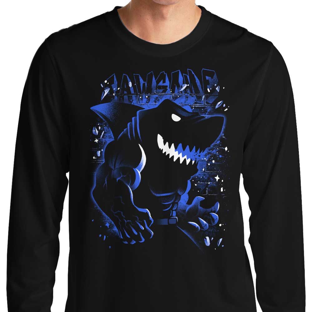 The Magnificent Great White Long Sleeve Cotton T-Shirt for Everyday Wear