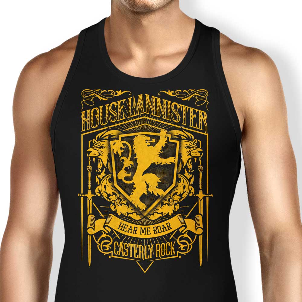 Classic Vintage Lion Design Men's and Women's Unisex Tank Top