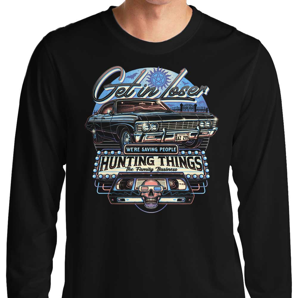 Momma Gorilla's 'We're Saving People' Branded Long Sleeve Crewneck T - Shirt for All Sizes