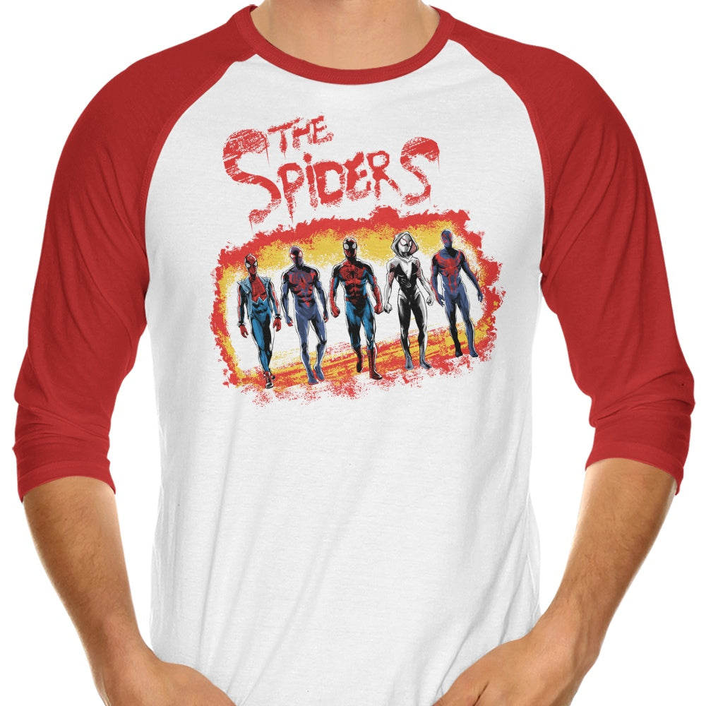 The Spiders Three - Quarter Sleeve Raglan Style T - Shirt for Casual Wear