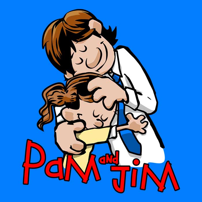Pam and Jim Inspired Men's and Women's Comfortable Tank Tops