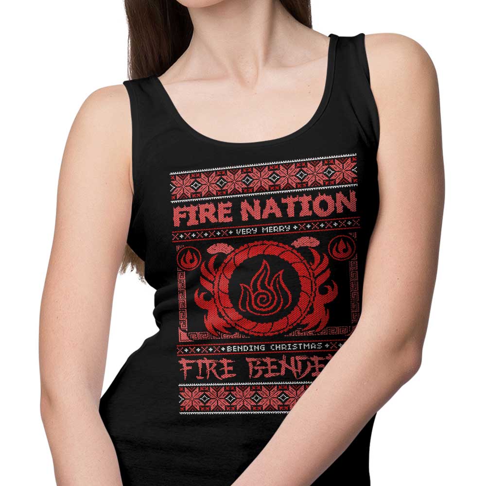 Arinesart Ugly Fire-themed Unisex and Women's Tank Top Sweaters
