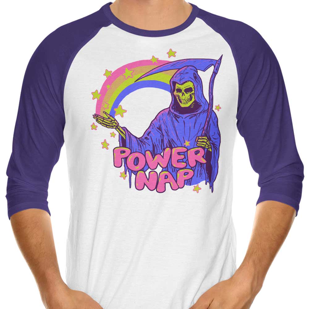 Comfortable 3/4 Sleeve Raglan T-Shirt for Power Naps