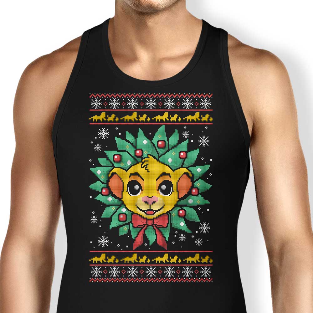 NemiMakeIt Lion Christmas Comfortable Unisex and Women's Tank Tops