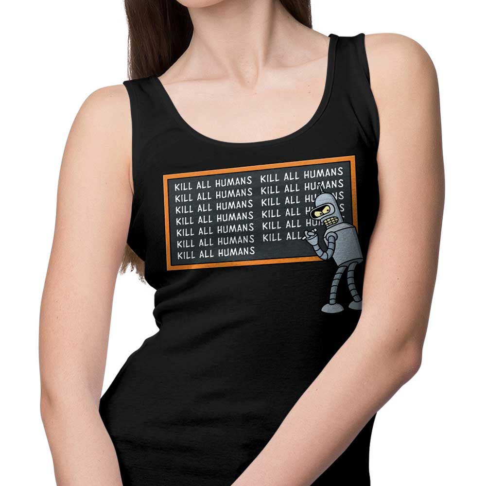 Firebeard's Comfortable 'Not Kill All Humans' Men's & Women's Tank Tops