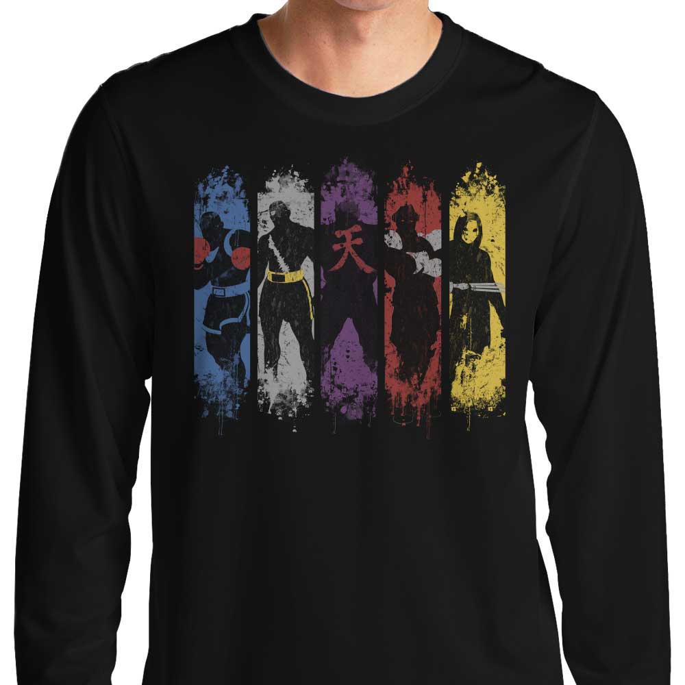 Skullpy's Shadow Villains Long Sleeve Crewneck T - Shirt in S to 4XL Sizes