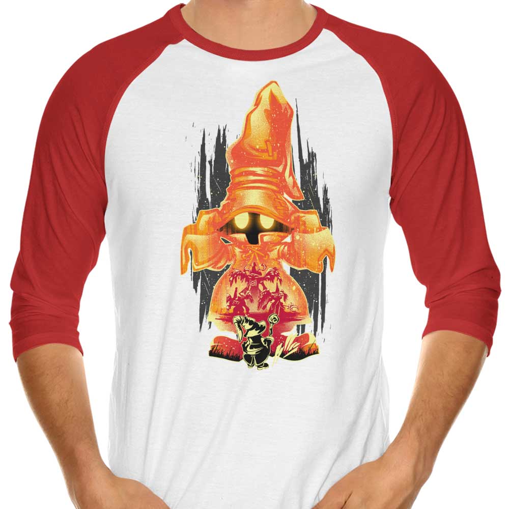 Hypertwenty's Black Wizard 3/4 Sleeve Raglan Stylish T-Shirt