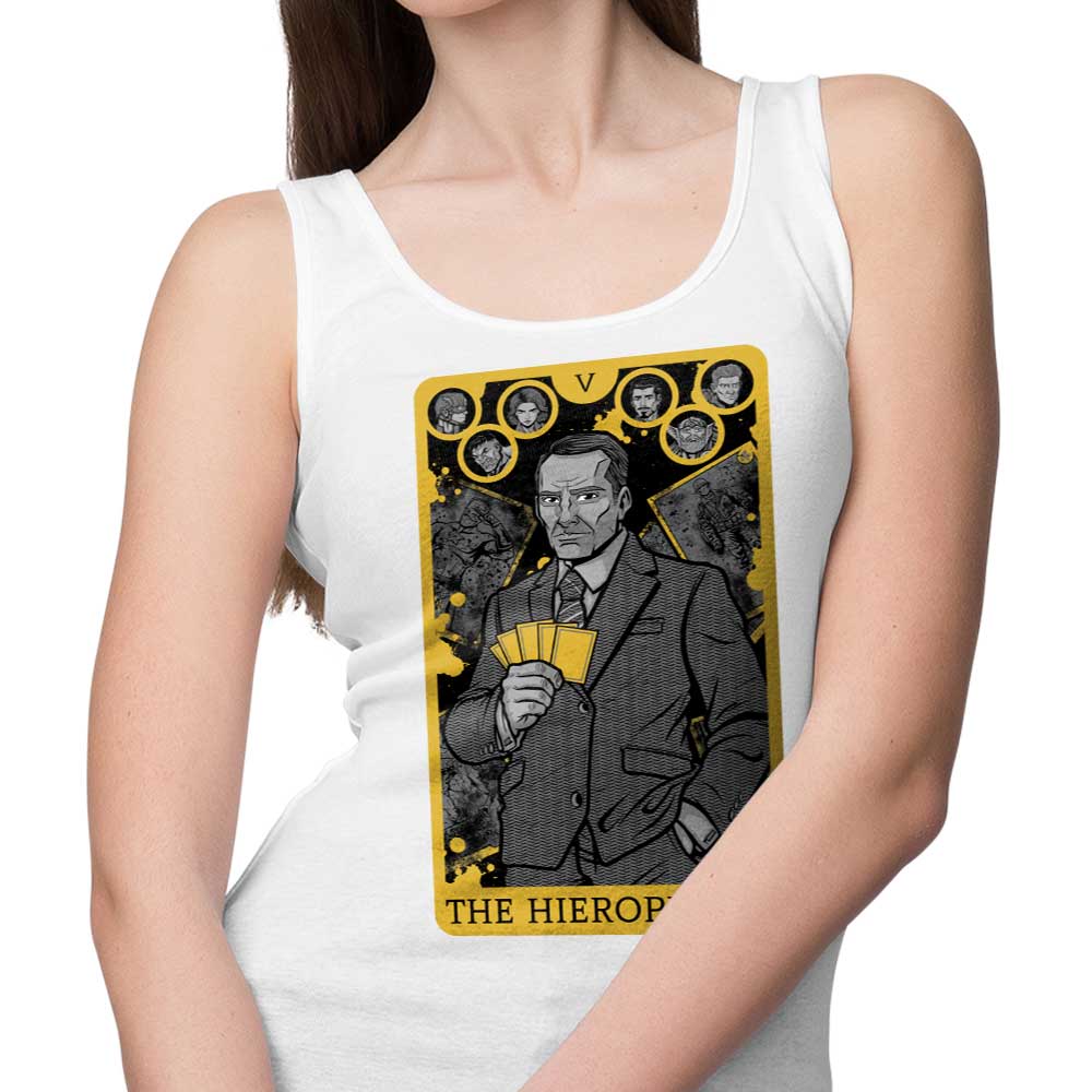 Comfortable Tarot Hierophant Design Men's/Unisex and Women's Tank Tops