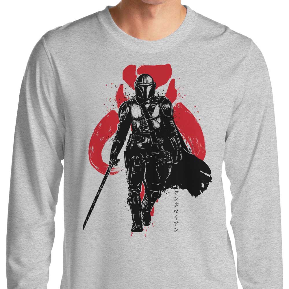 Long Sleeve Dark Wielder Sumi-e T-Shirt by Dr. Monekers