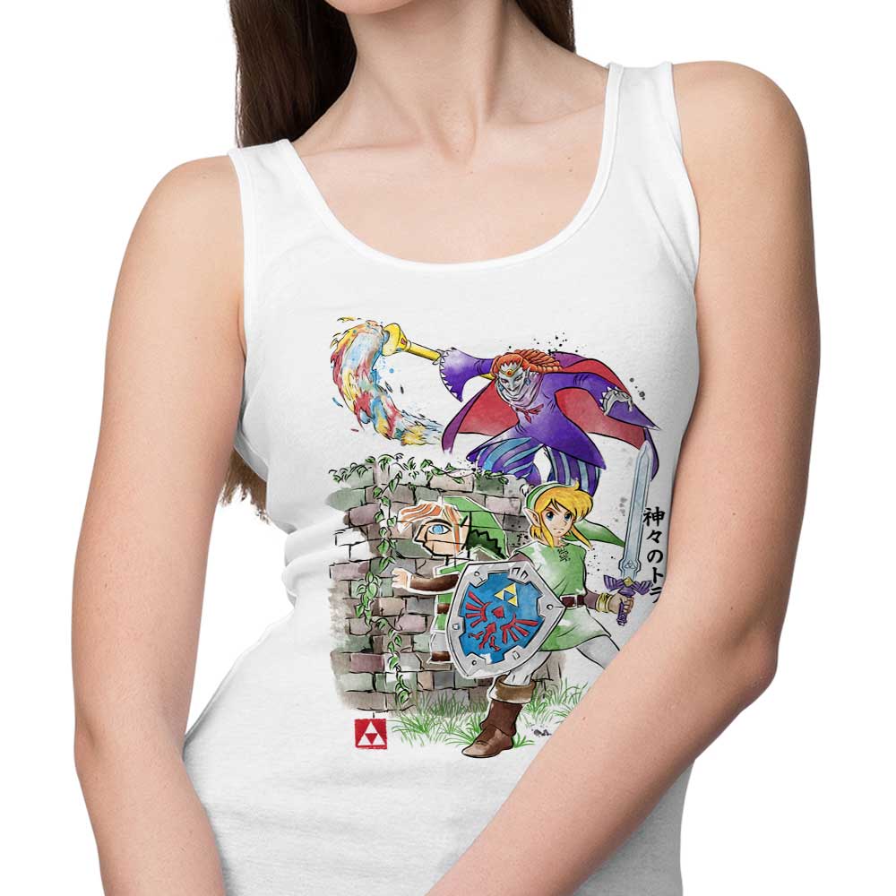 Dr. Monekers' Between Worlds Watercolor Comfortable Tank Tops