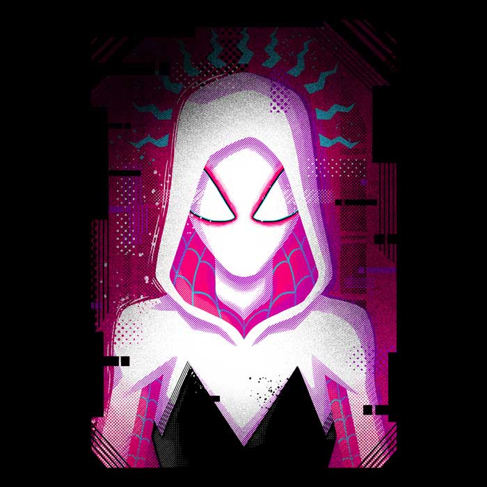 Glitched Gwen Design 3/4 Sleeve Raglan Style T-Shirt for Fashion Lovers