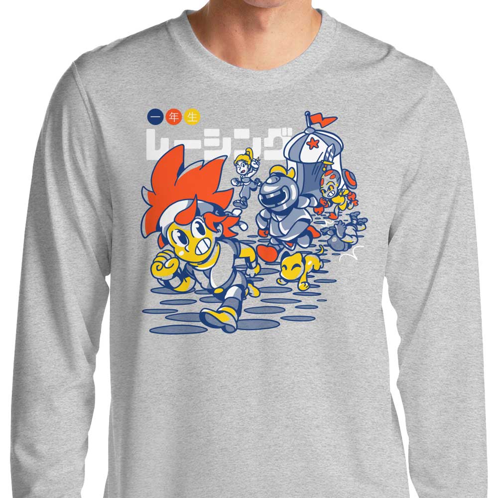 Sketchdemao Annual Racing Long - Sleeve Comfortable Crewneck T - Shirt