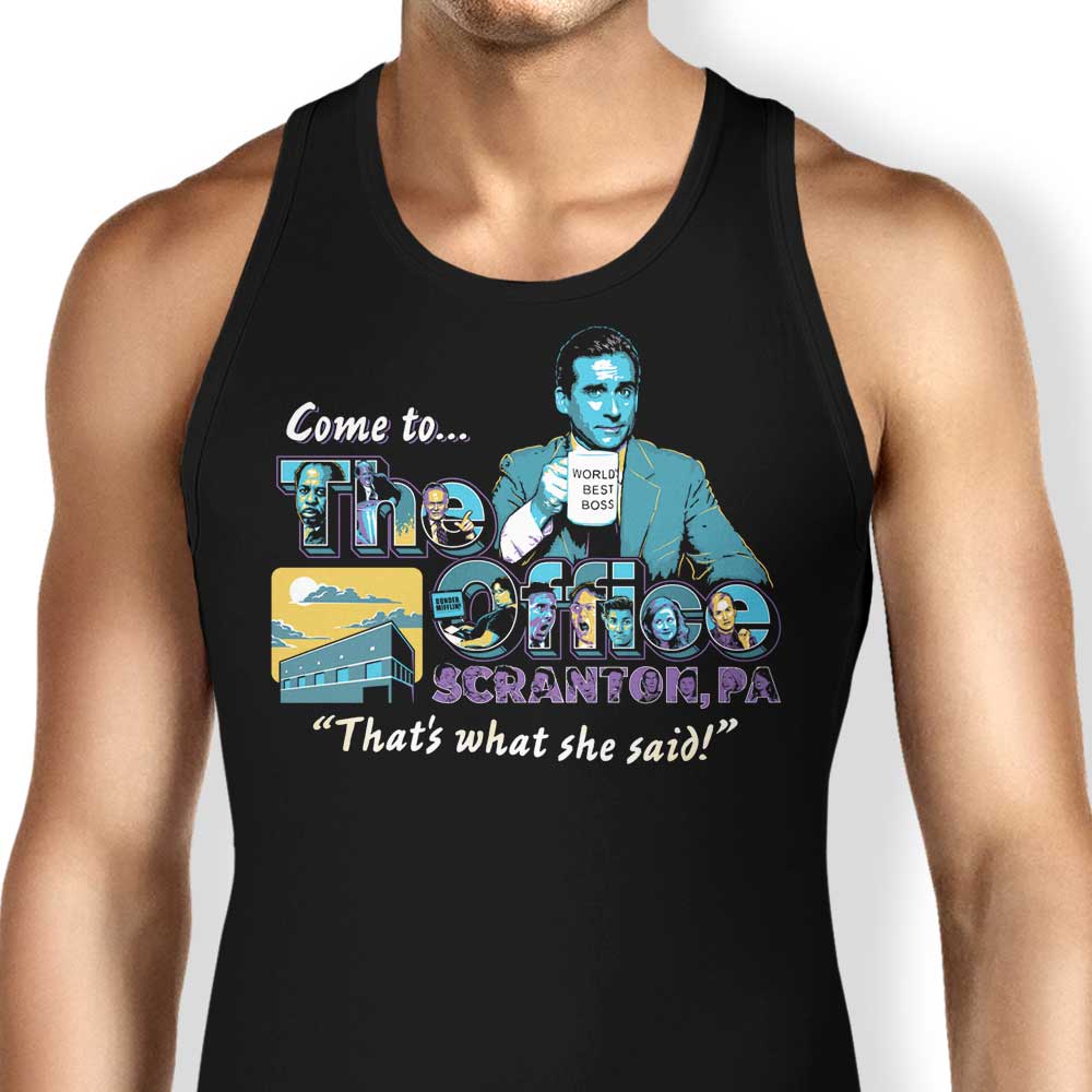 GoodIdeaRyan's 'Come to Scranton' Comfortable Tank Tops for Men and Women