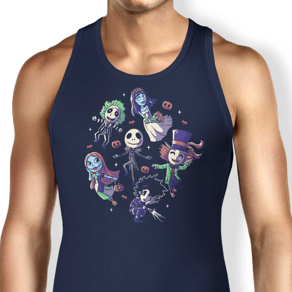 Edu.ely's Burton's Halloween Comfortable Unisex and Women's Tank Tops