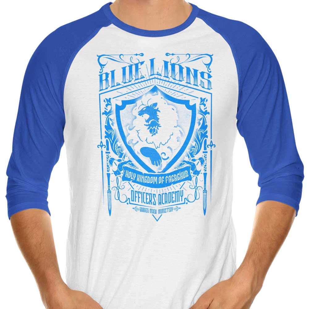 Blue Lions Officers 3/4 Sleeve Stylish Raglan T-Shirt