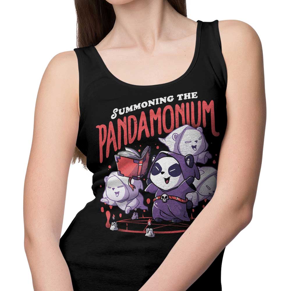 Edu.ely's Comfortable Unisex and Women's Summoning the Pandamonium Tank Tops