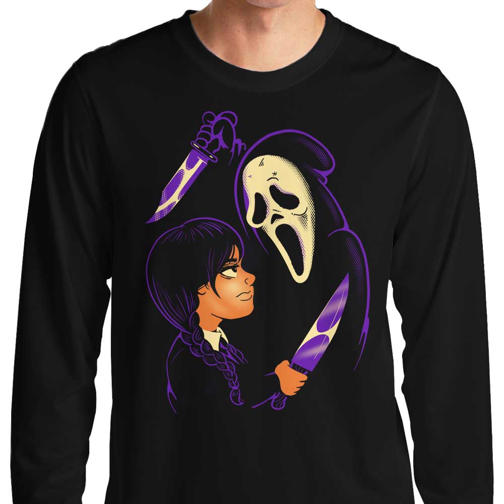 Spooky Ghosts and Freaks Design Long Sleeve T - Shirt for All Sizes