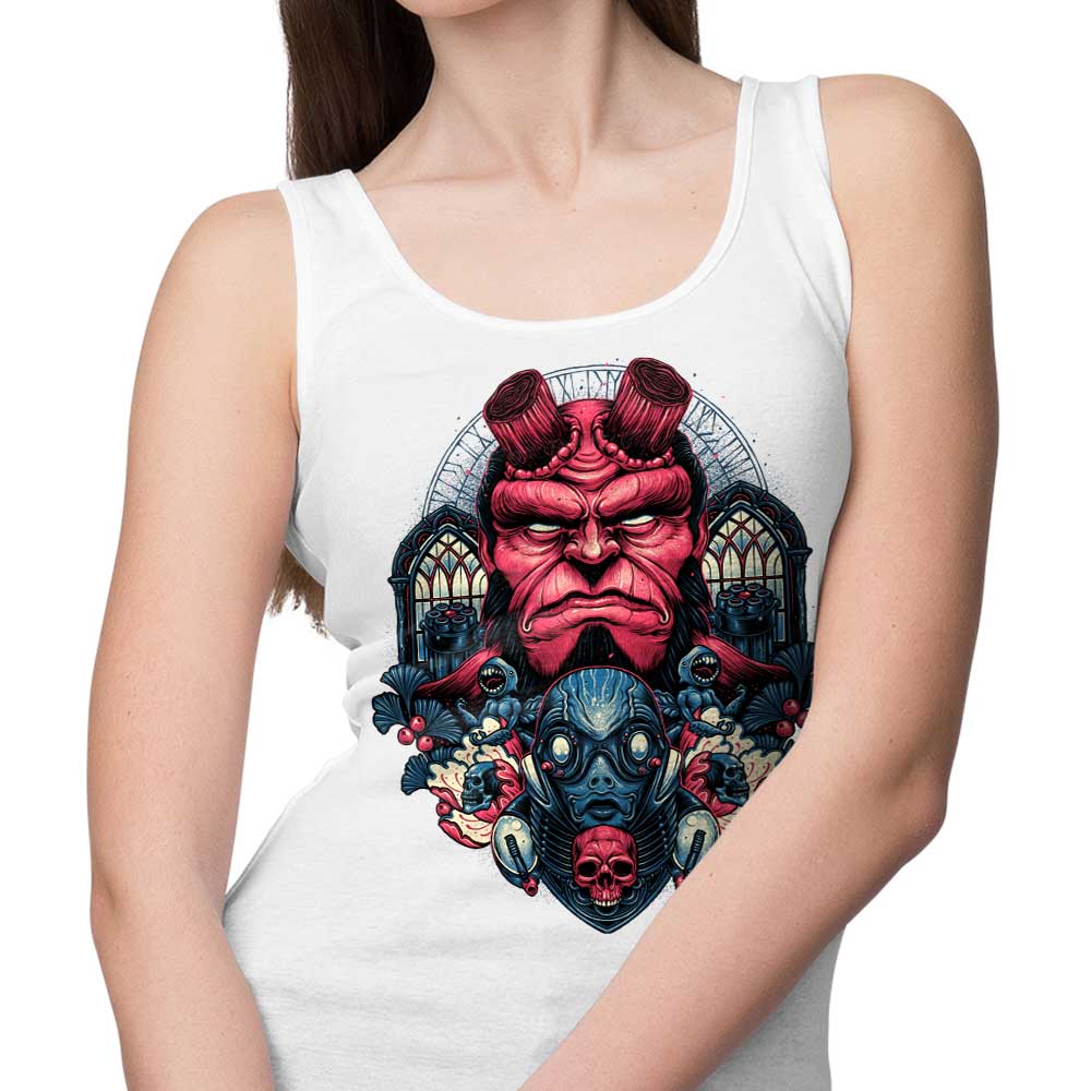 Glitchygorilla's Fire and Water Comfortable Unisex and Women's Tank Tops
