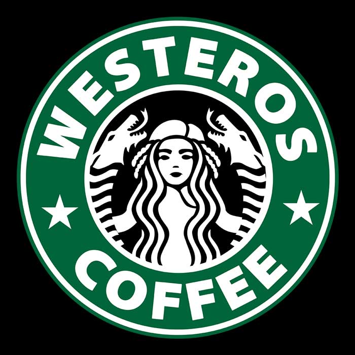 Stylish Westeros Coffee Three - Quarter Sleeve Raglan Casual T - Shirt for Fashion Lovers