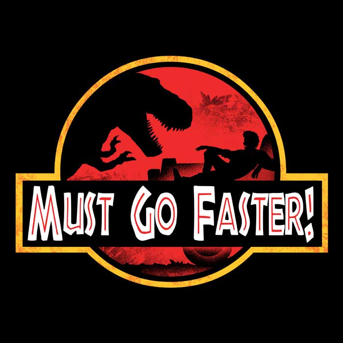 Alemaglia's Must Go Faster Long Sleeve Comfortable T-Shirt