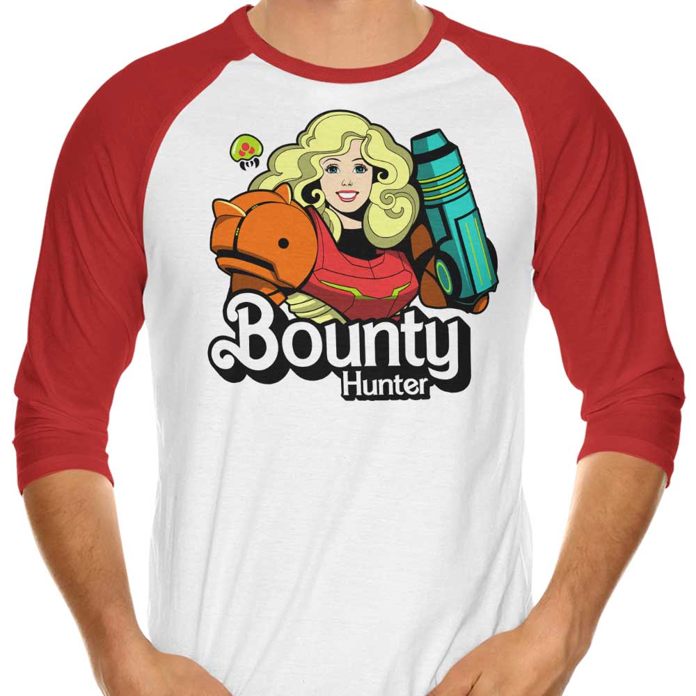 Toy Space Hunter - Three - Quarter Sleeve Raglan Style T - Shirt for Casual Wear