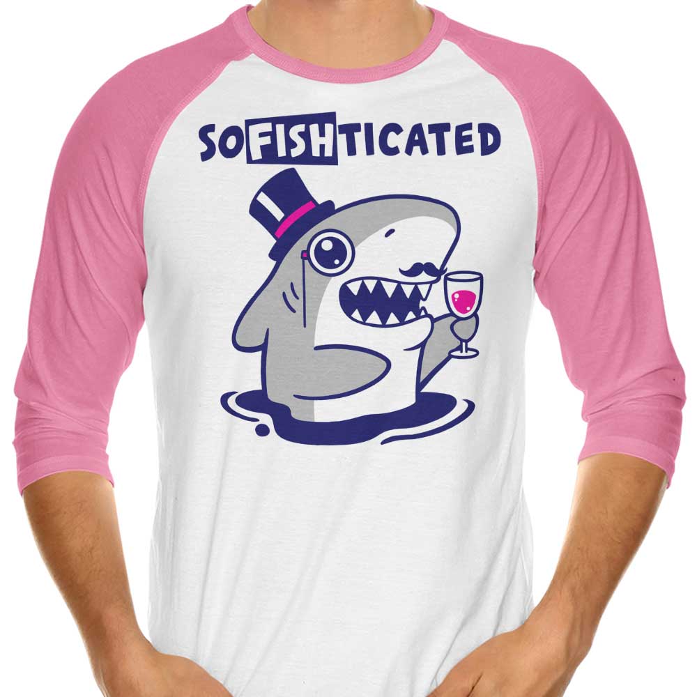 Sophisticated 3/4 Sleeve Raglan Stylish T-Shirt