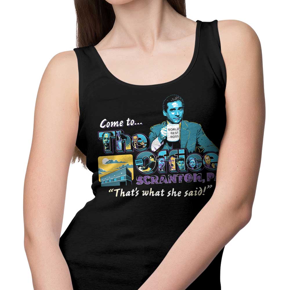 GoodIdeaRyan's 'Come to Scranton' Comfortable Tank Tops for Men and Women