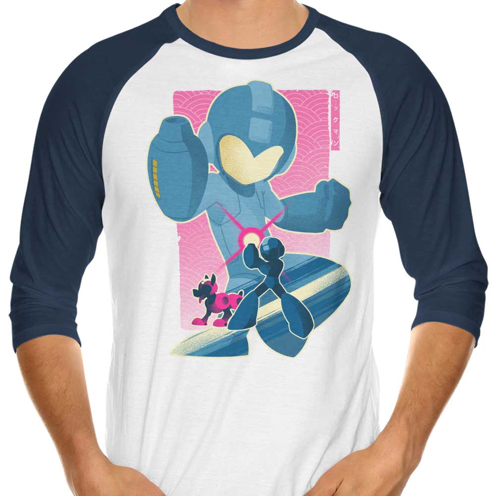 Hypertwenty Companion and Mega Three - Quarter Sleeve Raglan Style T - Shirt