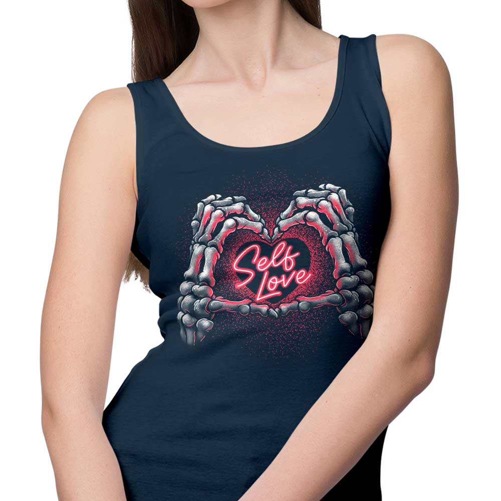 Glitchygorilla Self Love Comfortable Men's and Women's Tank Tops