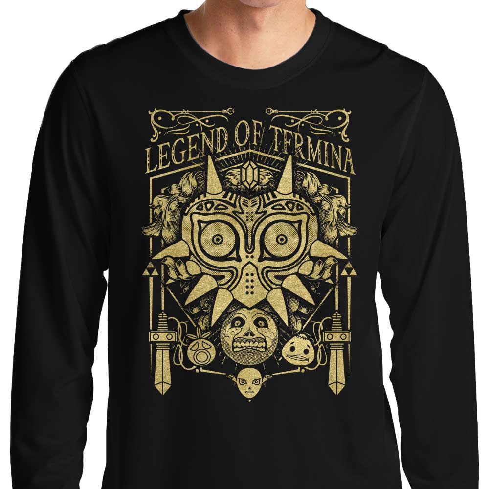 Arinesart Termina Classic Long Sleeve Crewneck T - Shirt in S - 4XL Sizes
