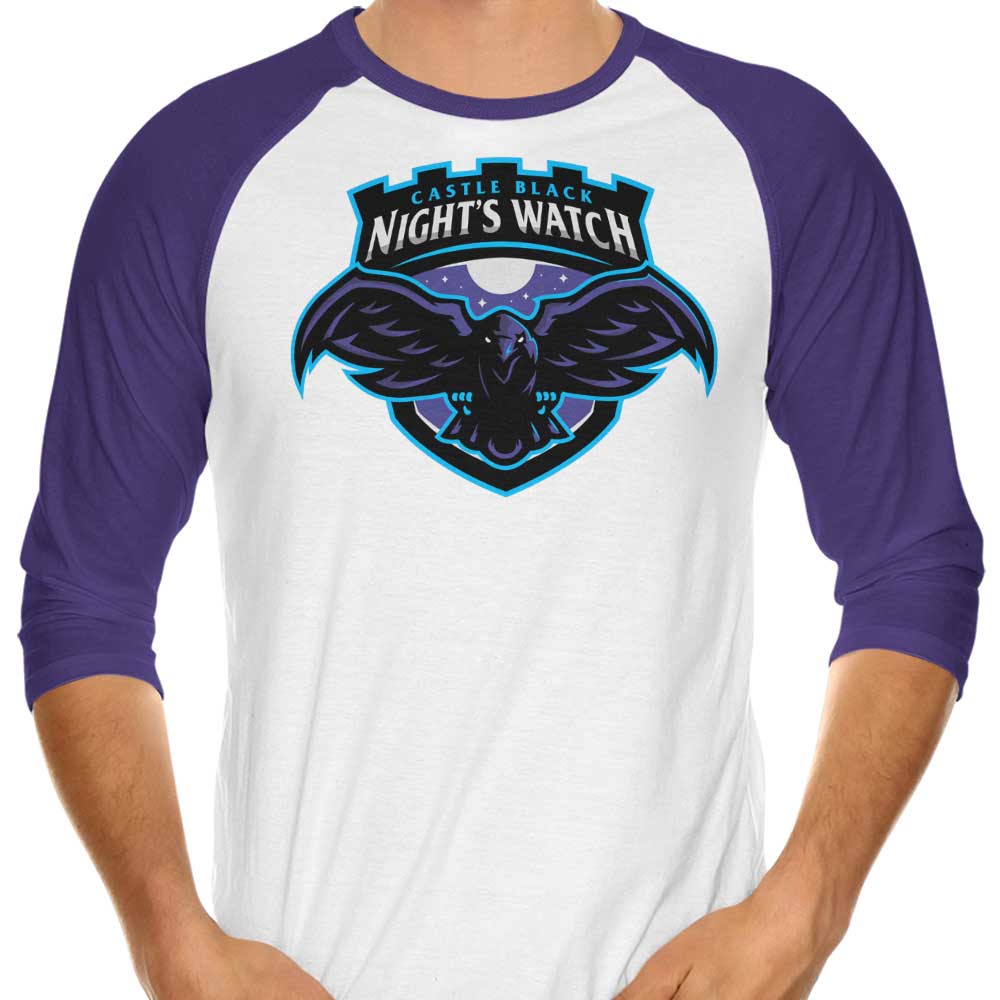Go Crows Three - Quarter Sleeve Raglan Style T - Shirt