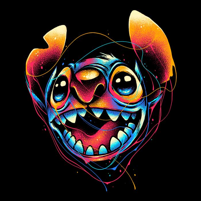 Colorful Glitchygorilla Men's and Women's Unisex Comfortable Tank Top