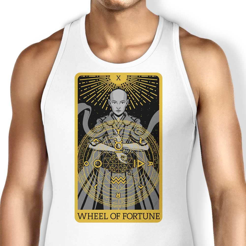 Tarot Wheel of Fortune-themed Men's and Women's Unisex Stylish Tank Tops