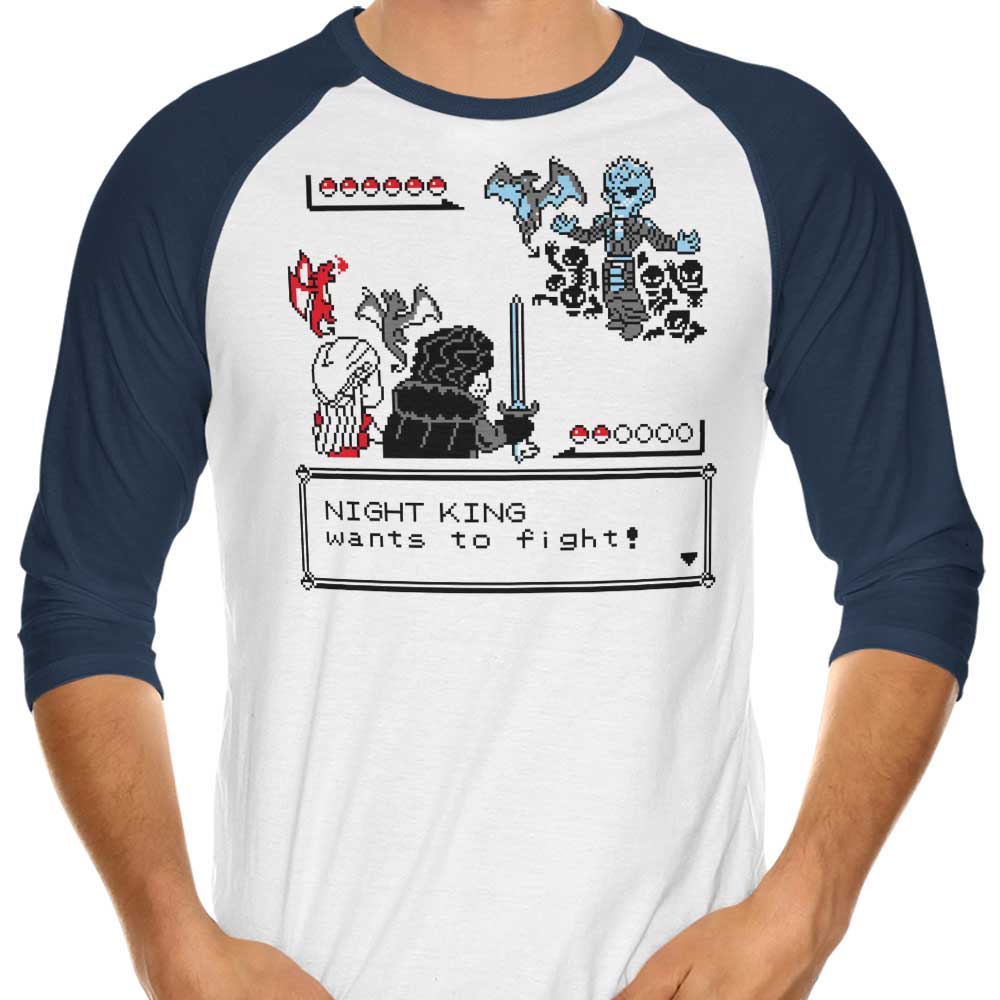 Call of Duty Designs' Throne Battle II 3/4 Sleeve Raglan Style Men's T-Shirt