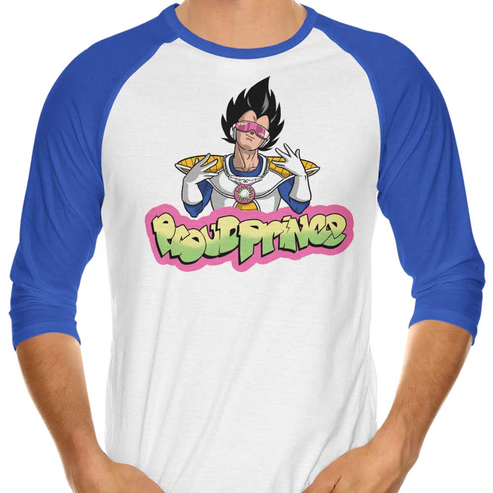 Proud Prince 3/4 Sleeve Raglan Style Men's T-Shirt