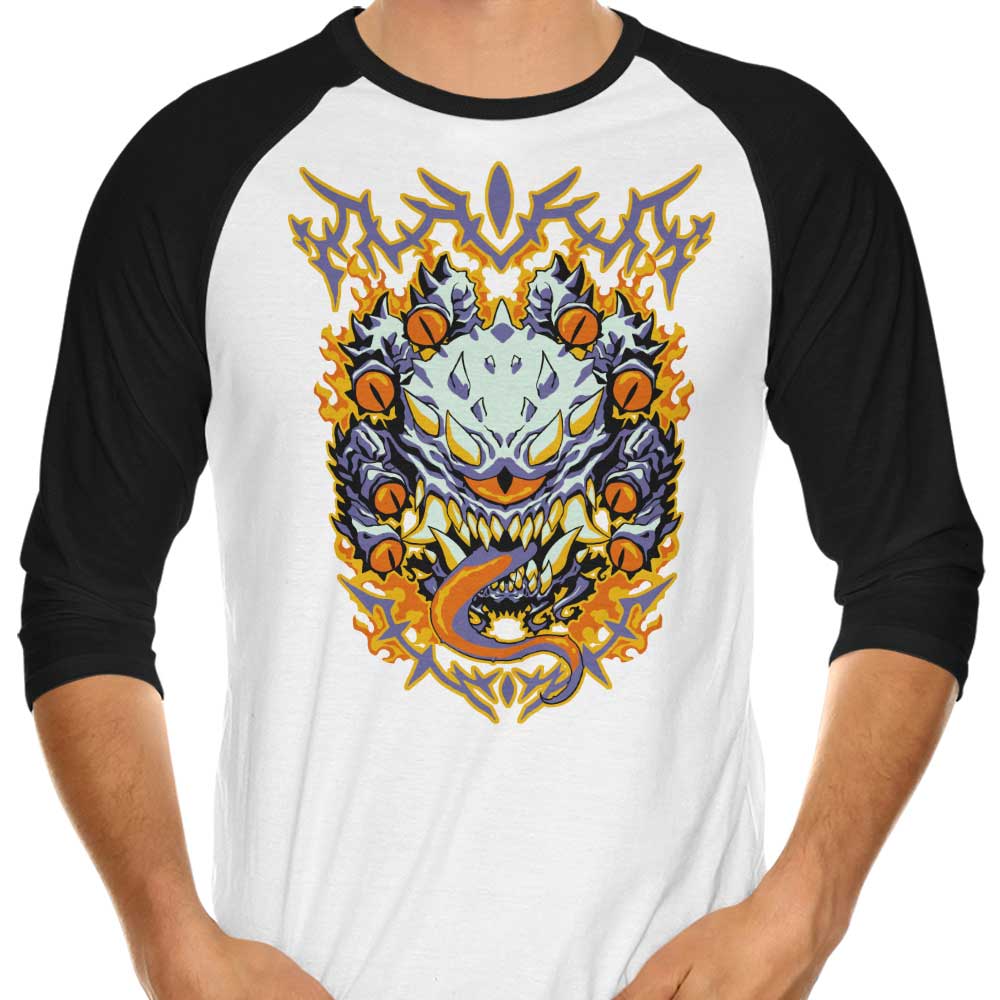 Eye of the Beholder Stylish 3/4 Sleeve Raglan Men's or Women's T-Shirt